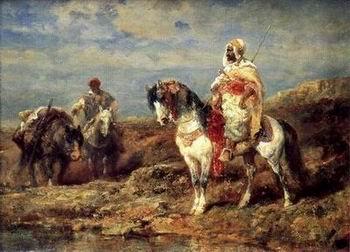 Arab or Arabic people and life. Orientalism oil paintings  363